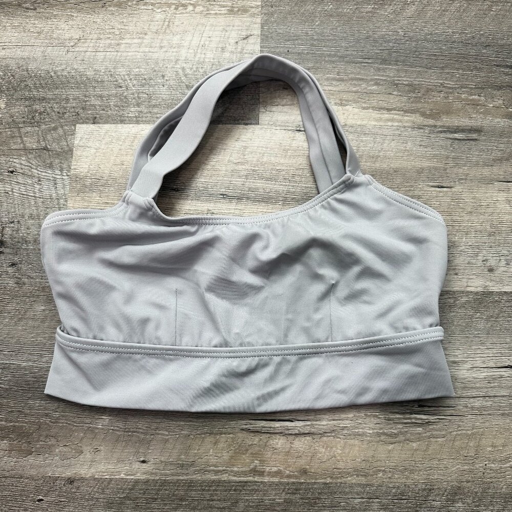 balera sports bra, gray, adult S, dance, gym